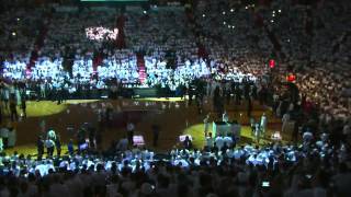 Miami Heat pregame intros  2013 Finals [upl. by Bean]