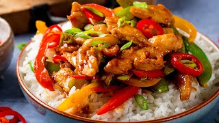 Quick and Easy Chicken Stir Fry Recipe  On the table in 20 minutes [upl. by Enitnatsnoc]