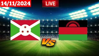 Burundi Vs Malawi  CAF Africa Cup of Nations  Fifa Live Match [upl. by Molly]