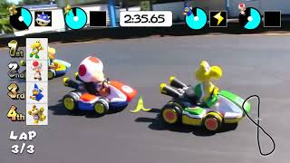 SML GoKart Race with Mario Kart HUD Display [upl. by Roana]