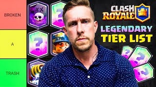 NEW Clash Royale Legendary Tier List AFTER Balance Update  June 2022 [upl. by Remled]