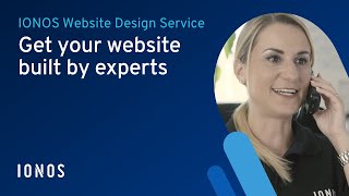 Get your website built by experts  IONOS Website Design Service [upl. by Orlando]