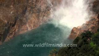 One of the tallest waterfalls in India  Nohkalikai Waterfalls Meghalaya [upl. by Chilcote]