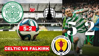 Celtic vs Falkirk 52 Live Stream Scottish League Cup Quarter Football Match Score 2024 Highlights [upl. by Rolyks39]