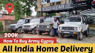 Maruti Gypsy King  Army Auction Gypsy Modified Maruti Gypsy  Assam Gypsy Bazar [upl. by Aram980]