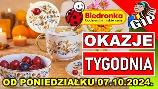 𝐁𝐈𝐄𝐃𝐑𝐎𝐍𝐊𝐀 🐞 Gazetka Promocyjna od Poniedziałku 07102024  Okazje Tygodnia [upl. by Kitti982]