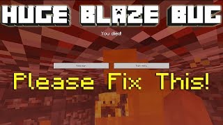 Minecraft HUGE Realm Blaze BugGlitch Blaze Snipers This NEEDS Fixing [upl. by Yarvis]