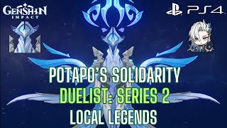 Local Legend Potapos Solidarity  All Achievements  Duelist Series 2  Genshin Impact 52 [upl. by O'Dell724]