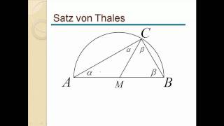 Satz von Thales [upl. by Eastlake]