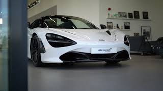 Silica White McLaren 720S Spider  McLaren Leeds [upl. by Coe568]