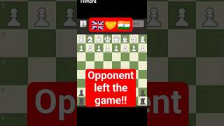 Opponent resigned chessgames chesscom chesstactics gamingshorts gameplay shortvideo gaming [upl. by Oiruam]