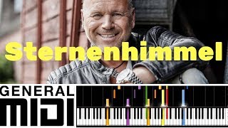 🎼 Sternenhimmel  Olaf Henning PRO KARAOKE MIDI FILE [upl. by Aynnat]