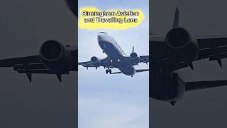 MAJESTIC RYANAIR LANDING viralvideo aviationspotting aviationlovers BirminghamTravelling2024 [upl. by Bevon13]