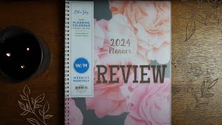 Blue Sky 2024 Weekly and Monthly Planner Review [upl. by Dnalyar]