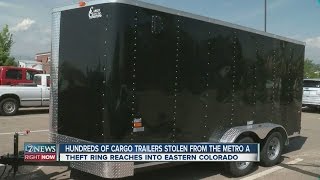 Hundreds of cargo trailers stolen from the metro area [upl. by Rosaline]