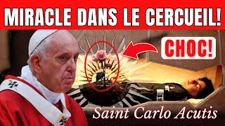 INATTENDU CE QUI SEST PASSÉ AU TOMBEAU DE SAINT CARLO ACUTIS EST UN MIRACLE [upl. by Rehpotsirh453]