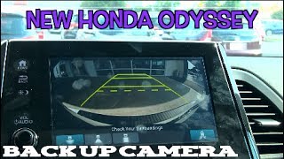 Backup Camera  New 2018 Honda Odyssey EXL  How to Series [upl. by Sanders]