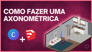 Como fazer um diagrama de arquitetura  axonométrica [upl. by Aceber681]