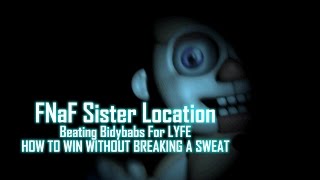 SPOILERS How to Beat that Easy Bidybabs Minigame lol  FNaF Sister Location [upl. by Sada]