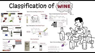 Wine and its classification Different Types of wineAlcoholic beveragesSparkling wine [upl. by Berkeley]