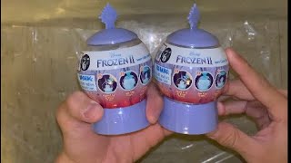 Whats Inside my 2 surprise Frozen 2 instant snow globes frozen II toys will they work [upl. by Brothers959]