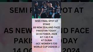 NEW ZEALAND FACE PAKISTAN TODA AT 730 PMAT DUBAI ICC WOMENS T20 WORLD CUP 202425 [upl. by Enois263]