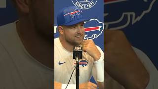 Bills QB Matt Barkley on Josh Allen calling plays from the sideline shorts [upl. by Modesta]