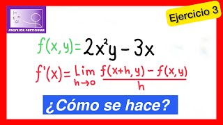 ✅DERIVADAS PARCIALES por definición 𝘼𝙥𝙧𝙚𝙣𝙙𝙚 𝙁á𝙘𝙞𝙡😎​🫵​💯​ Cálculo Multivariable [upl. by Sheryl762]