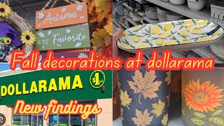 Fall home decorations at Dollarama Canada and some new findings  Autumn 🍂 home reset [upl. by Aritak]