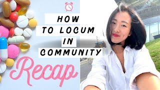 RECAP How to locum in community ad [upl. by Nayhr757]