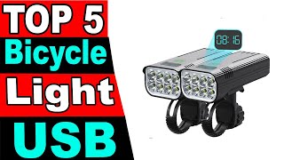 TOP 5 Best Bicycle Light Review 2024 [upl. by Leyameg]