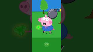 George Stole The Catnap Diamond animationmeme peppapig peppapigparody funnycartoon [upl. by Nanreit]