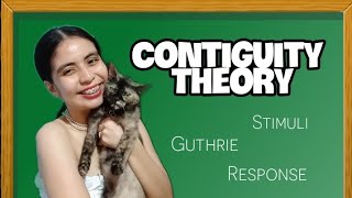 CONTIGUITY THEORY  Tagalog [upl. by Eugenia904]