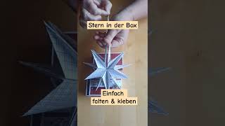 Stern in der Box basteln mit Stampin Up Anleitung Zauberstern und Hosentaschenstern shorts [upl. by Amena]