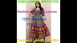 Fashion Designer Course Best Chellammal Institute Madurai94451054549043557425FASHION INSTITUTE [upl. by Naujad]