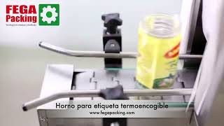 Horno para etiqueta termoencogible [upl. by Eitsym]