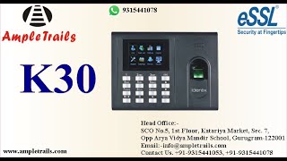 Essl Identix K30 Pro EM Lock Access Control System  Call to buy 9315441078  Biometric System [upl. by Kurzawa50]