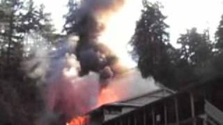 Cal Fire tankers dive over Brookdale Inn amp Lodge Fire [upl. by Denie620]