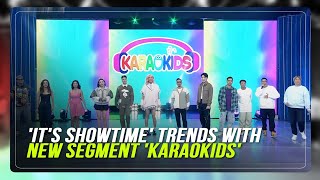 Its Showtime trends with new segment Karaokids  ABSCBN News [upl. by Hayifas]