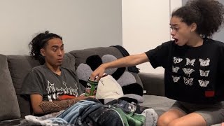 PRINGLES PRANK ON GIRLFRIEND [upl. by Zaneta]