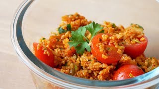 Orientalischer Bulgursalat Kisir  Oriental Bulgur Salad Recipe  ENG SUBS [upl. by Henden941]