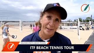 Con gran convocatoria un nuevo torneo internacional de Beach Tennis se desarrolla en Rosario [upl. by Lehcim]