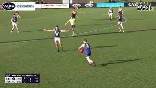 VAFA Big V Prem BDiv3 v Bendigo FNL Highlights [upl. by Carlee485]