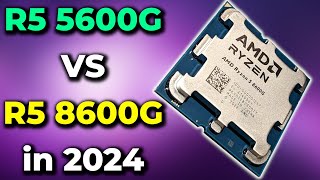 AMD R4 5600G VS R5 8600G  Desktop APU Comparison [upl. by Tremain851]