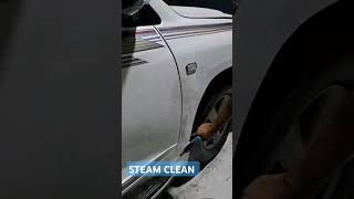 STEAM WASHING WORK STEAM CLEAN carcleaningservice carmaintenance detailing [upl. by Zelma591]