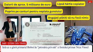 Iată ce a găsit primarul Boboi în ”primăria privată” a fostului primar Nicu Viorel [upl. by Brotherson]