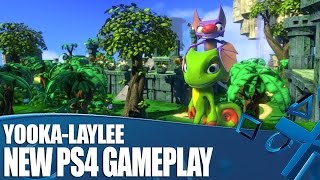 YookaLaylee New PS4 Gameplay  Classic Platformers Are Back [upl. by Malcah]