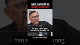 GALIT NA GALIT SA ISANG SENADOR Duterte EJK QuadCom [upl. by Lucier]