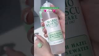 Mario Badescus favorite PINK skincare [upl. by Lyreb]