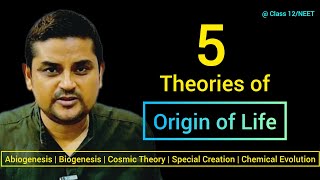 L2 Theories of Origin of Life  Evolution  Class 12NEET by Pashupati Sir [upl. by Itsa]